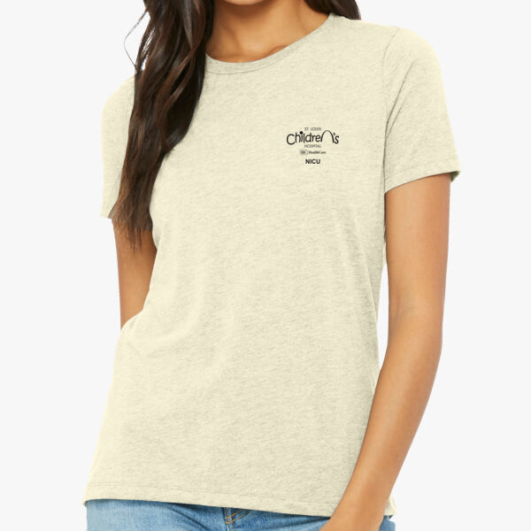 BELLA+CANVAS® Women’s Relaxed Triblend Tee (Direct To Film Transfer Print) Thumbnail