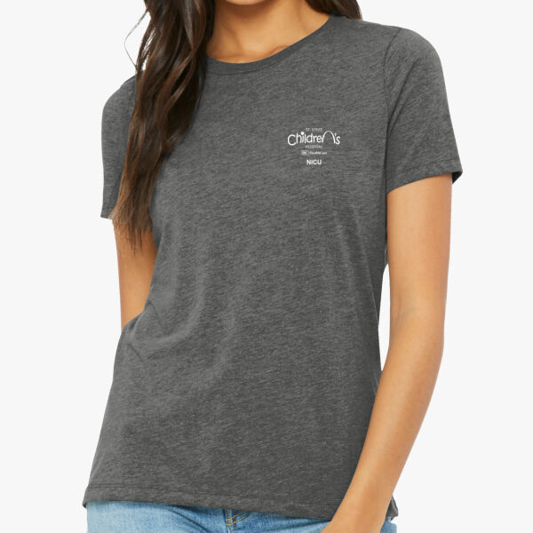BELLA+CANVAS® Women’s Relaxed Triblend Tee (Direct To Film Transfer Print) Thumbnail
