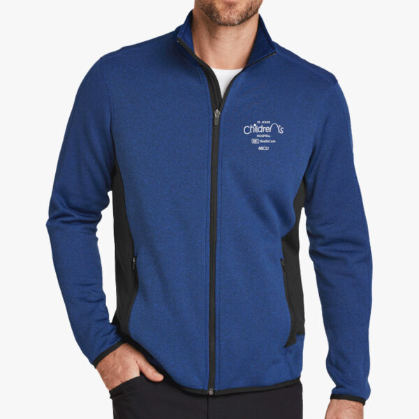 Eddie Bauer® Full-Zip Heather Stretch Fleece Jacket (Embroidery) Thumbnail