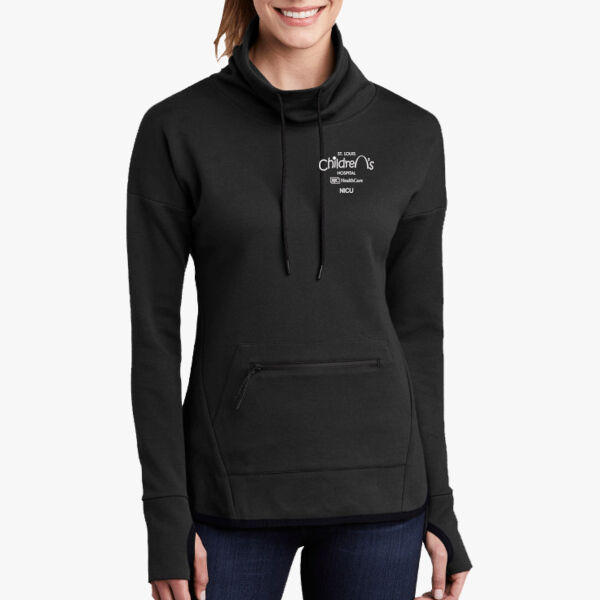 Sport-Tek ® Ladies Triumph Cowl Neck Pullover (Embroidery) Thumbnail