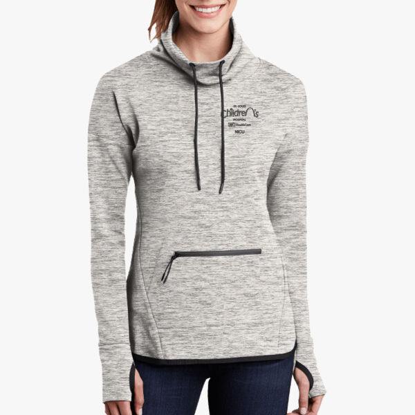 Sport-Tek ® Ladies Triumph Cowl Neck Pullover (Embroidery) Thumbnail