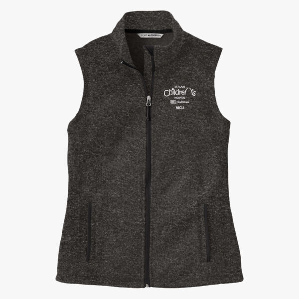 Port Authority ® Ladies Sweater Fleece Vest (Embroidery) Thumbnail